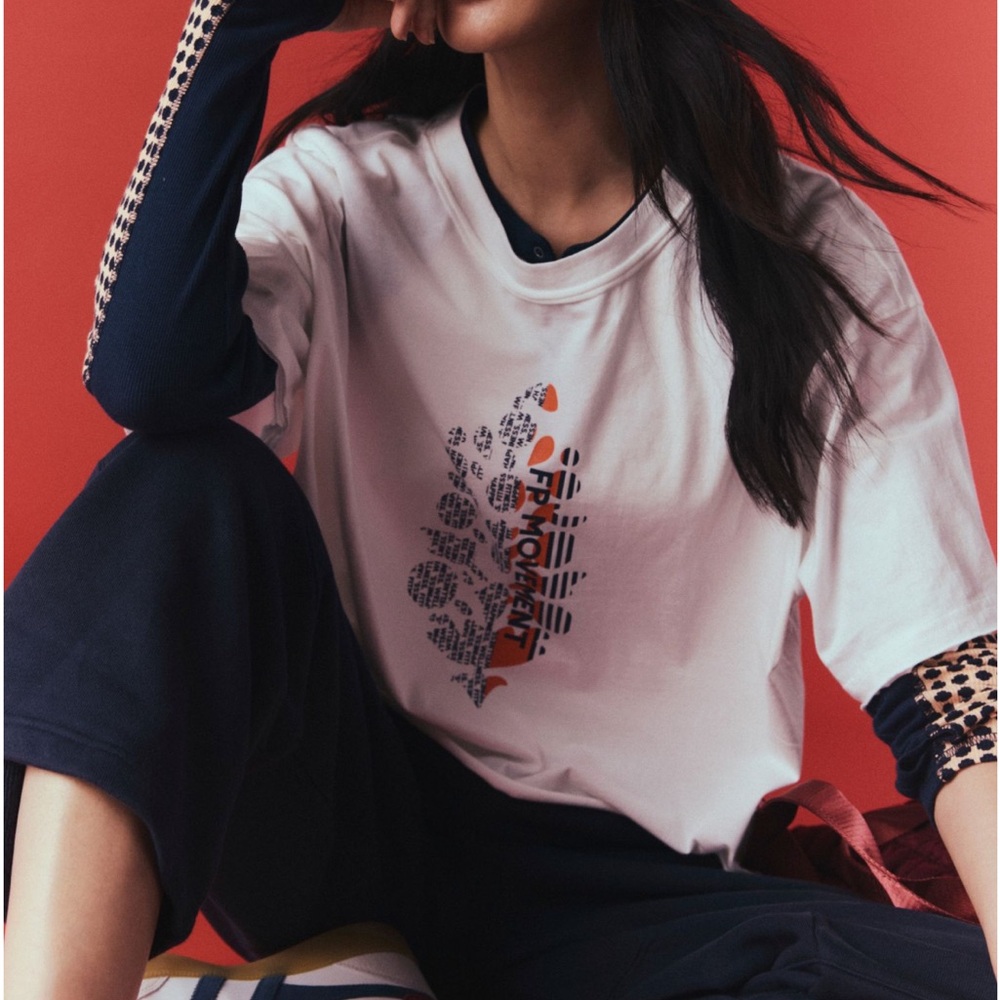 FP Movement by Free People Inspire Logo Tee NWT Size M